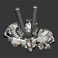Modern Transformers Gauda Warrior Gauda Mecha Warrior 3d model