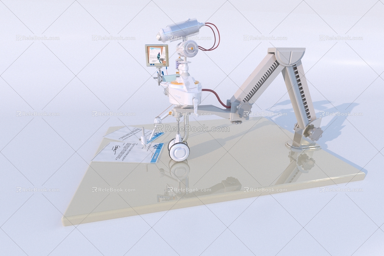 Industrial Equipment Mechanical Arm 3d model