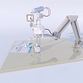 Industrial Equipment Mechanical Arm 3d model