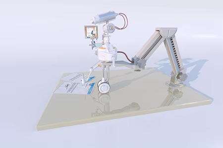 Industrial Equipment Mechanical Arm 3d model