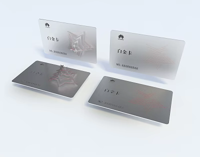 Modern Business Card 3d model