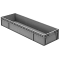 Gray Plastic Storage Container With 15 Inches 48 Inches 7 Inches Dimensions