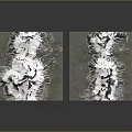 Snow Covered Mountain Terrain 3D Rendered Map Display With Detailed Landscape