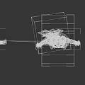 Intricate Purple Bow Weapon For Hooded Warrior In Mythical Armored Outfit