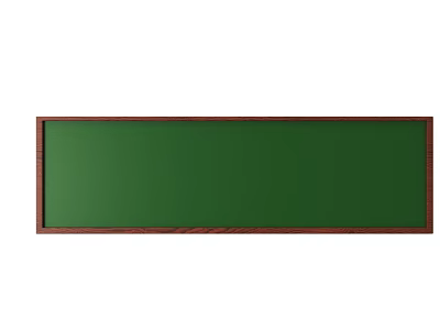 Green Chalkboard with Wooden Frame Simple Design and Smooth Surface for Educational Settings 3d model