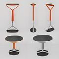 Modern Bar Stool Fashion Bar Chair 3d model