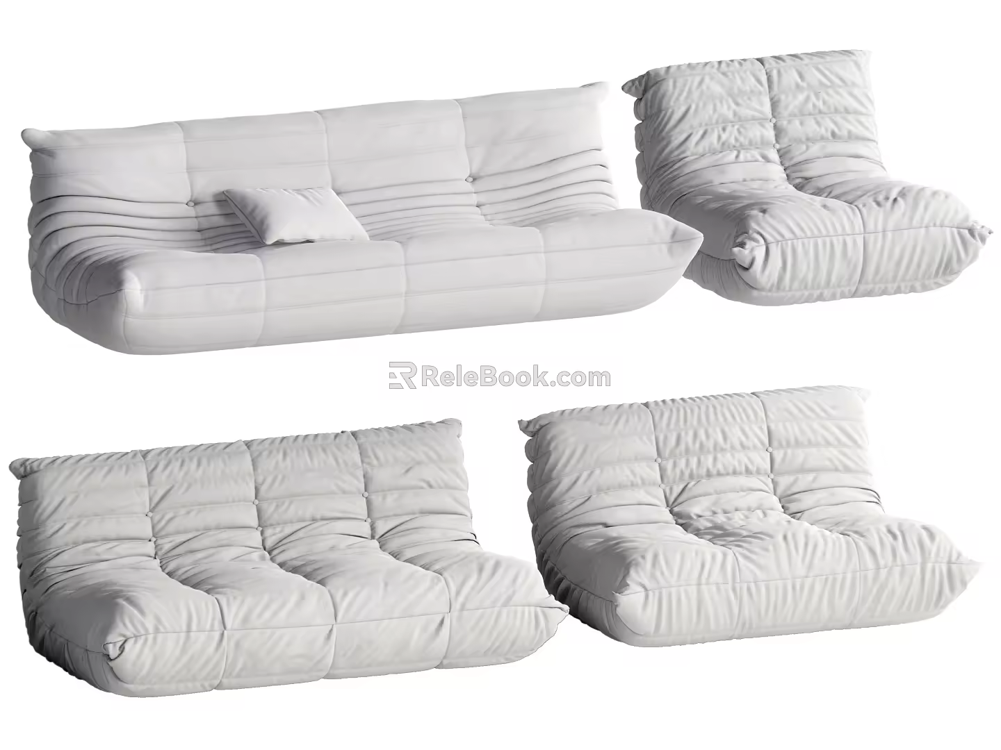 Combination sofa 3d model