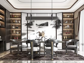 New Chinese Restaurant 3d model