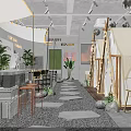 WILD UTOPIA Restaurant Outdoor Seating With Barbecue And Beer String Lights And Plants