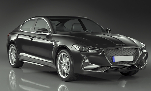 Hyundai Car Jeannisse 3d model