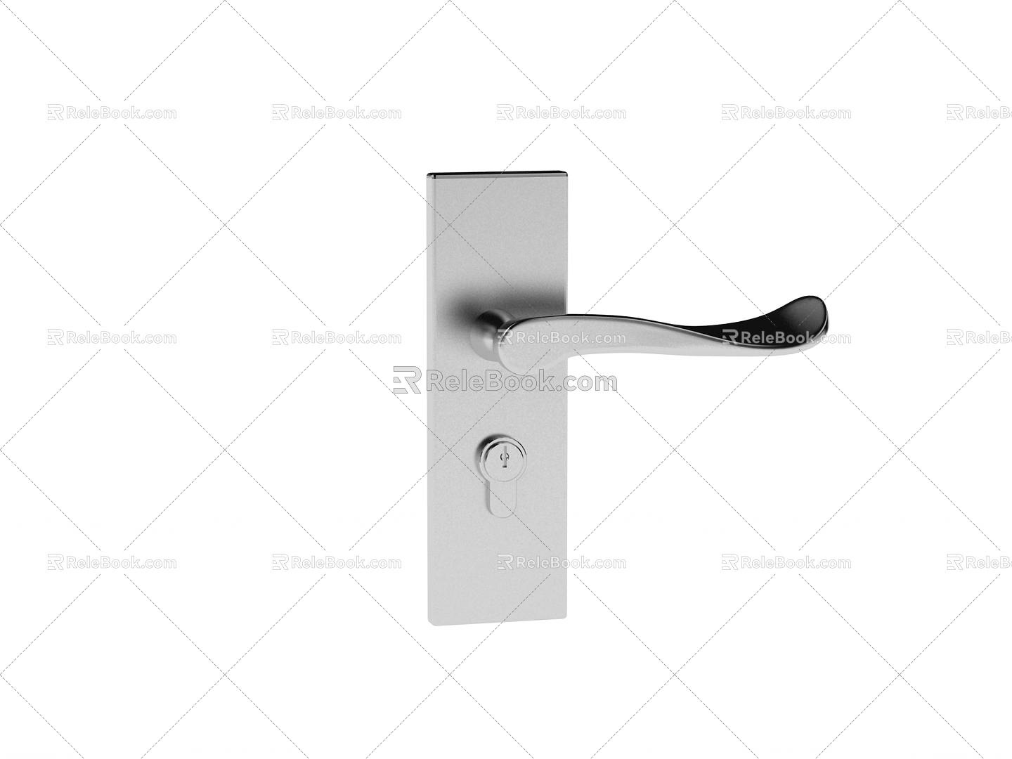 Modern Door Handle 3d model