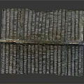 Ancient Traditional Chinese Pavilion Architecture With Multiple Tiled Roofs Overhanging Eaves And Wooden Pillars