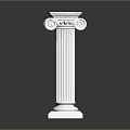 Jane Ou Roman Column Stone Column Stone Column Old Stone Column 3d model