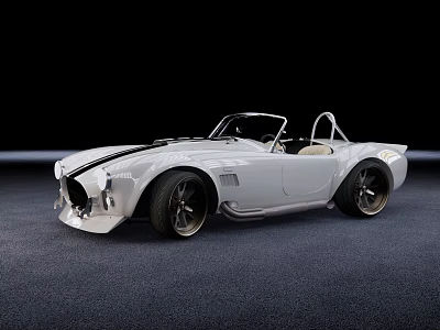 Modern sports car 3d model