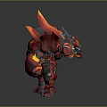 Mech Warrior Mech Soldier Machine Battlearm Mechanical Battlearm Machine Fighter Robot 3d model