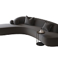 Modern Curved Sofa 3d model