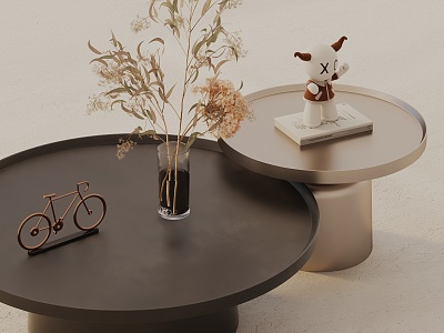 Modern coffee table model