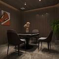Luxurious Wine Cellar Interior With Wooden Racks And Marble Table Storage Design