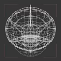 Satellite Dish Antenna Structure With Metal Stand And Stable Base