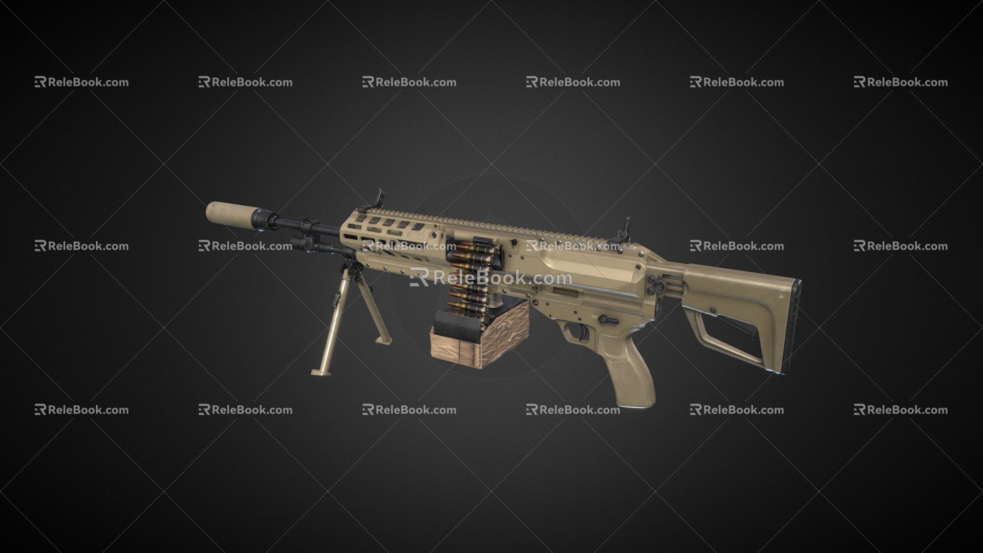 Weapons Light Machine Gun model