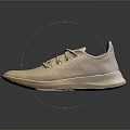 White Mesh Casual Lace Up Shoes With Breathable Design And Comfortable Lightweight Sole