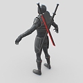 Science Fiction Ninja Science Fiction Warrior Future Warrior Science Fiction Man Ninja Low Face Number Low Model Simple Model Game Sub-era Movie and TV Level Super Realistic High Precision 3d model