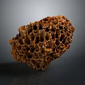 Natural Intricate Honeycomb Structure Built by Honey Bees Close Up