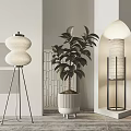 Quiet Floor Lamp 3d model