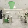 BRAVO Clothing Store Interior Design With Green Accents And Fashion Displays