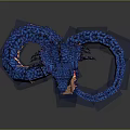 snake cobra venomous snake python reptile cold-blooded animal reptile 3d model