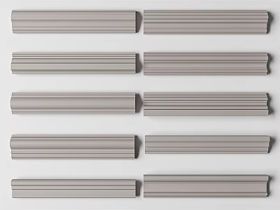 European plaster line 3d model