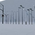 Various Types of Outdoor Lights for Street Park with Modern Design and Durable Structure