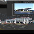 Modern Gas Station 3d model