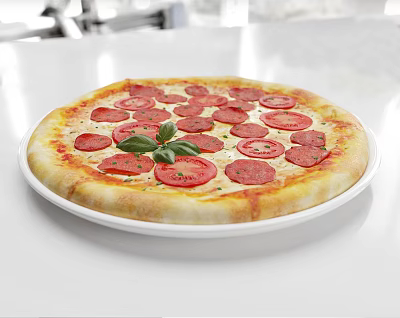 Modern Pizza 3d model Modern Pizza 3d model