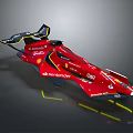 Red Scuderia Ferrari Racing Car With Shell Santander Logos And Aerodynamic Design