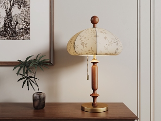 French Middle Style Table Lamp 3d model