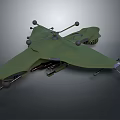 Modern Fighter Science Fiction Fighter Science Fiction Fighter Space Fighter 3d model