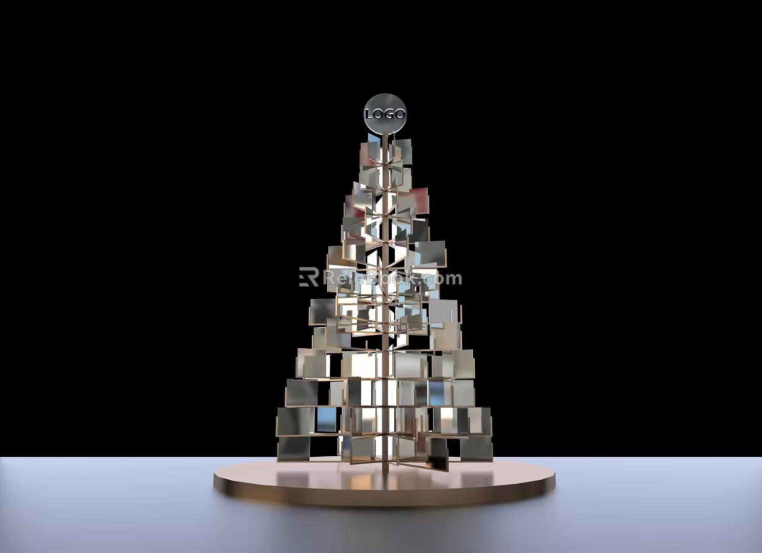 Modern Christmas Tree 3d model