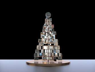 Modern Christmas Tree 3d model