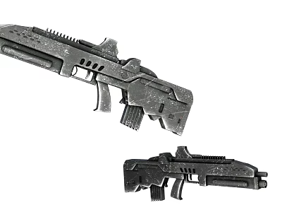 modern submachine gun 3d model modern submachine gun 3d model