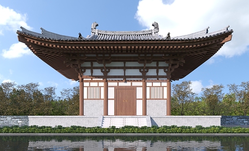 Chinese ancient architecture 3d model