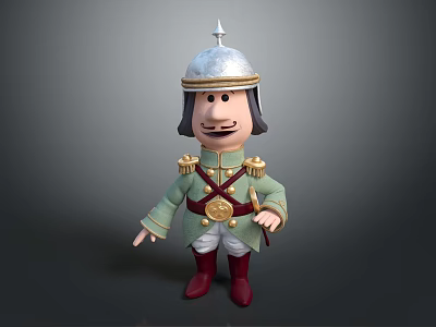 Modern Soldier Royal Guards Royal Soldier 3d model