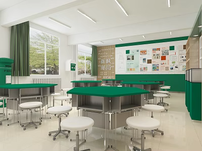 Post Office Classroom Wen Chuang 3d model