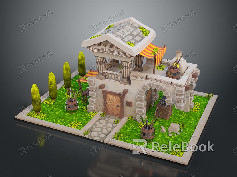 Game Environment Game Scene Fairy Tale Scene Fairy Tale Magic Scene Magic Item Fantasy Scene model