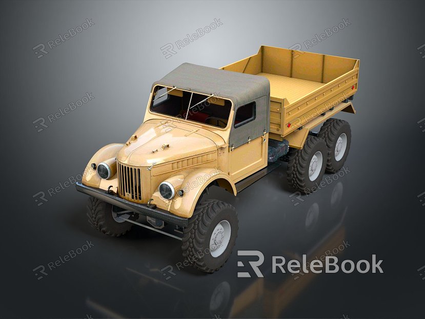 Modern Military Truck Military Truck Big Truck Large Transporter model