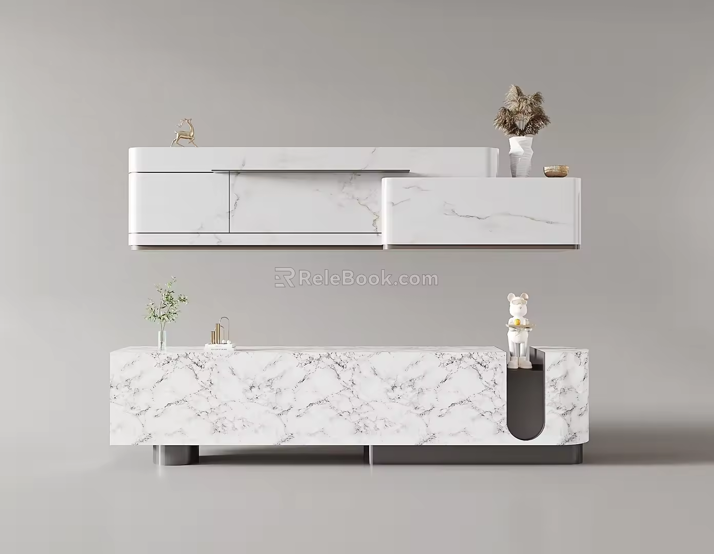 Reception Desk Front Desk 3d model