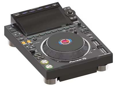 Pioneer DJ Professional DJ Controller Entertainment Equipment With Display Screen Control Knobs And Buttons 3d model