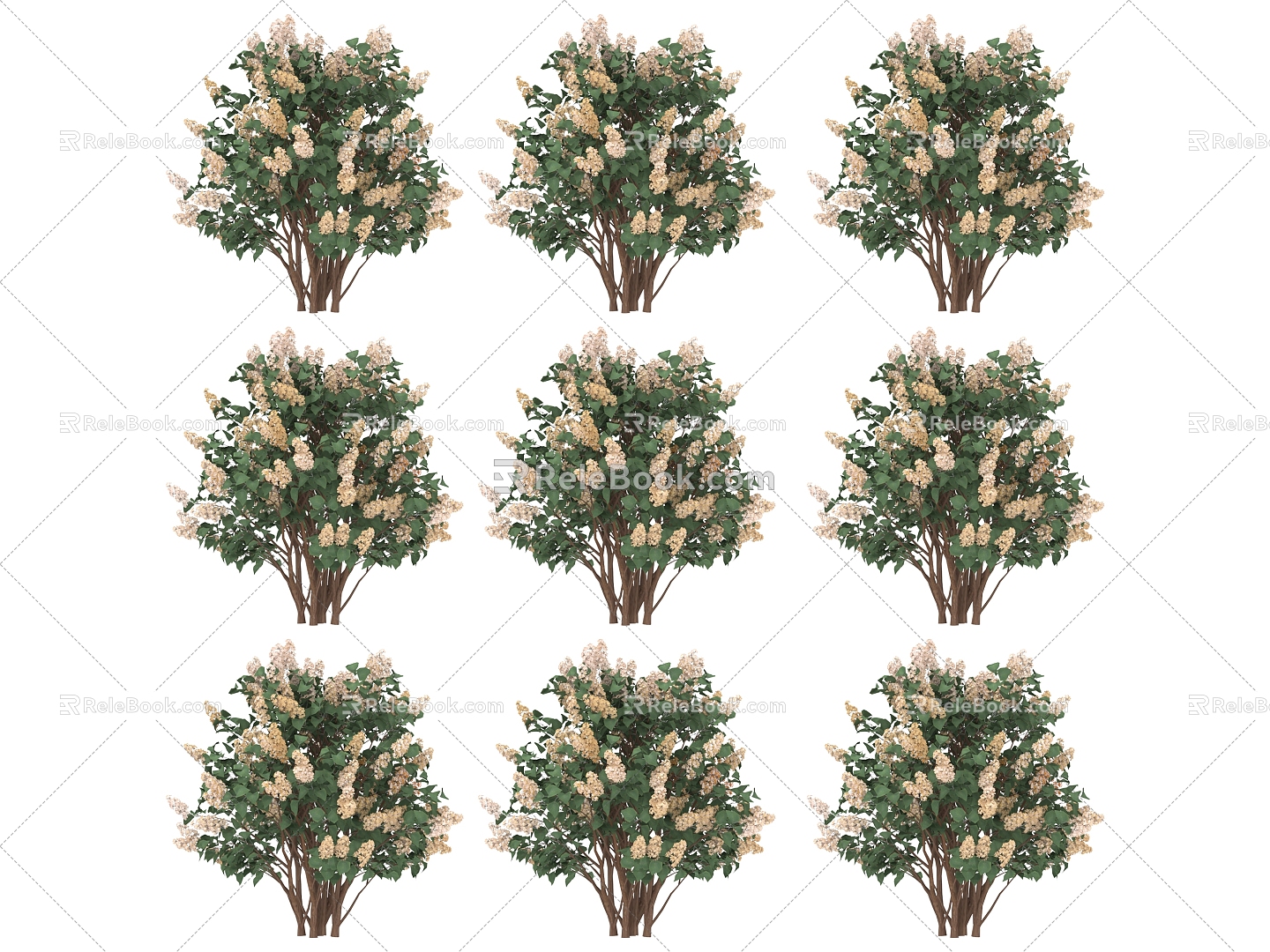 green plant tree 3d model