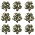 green plant tree 3d model