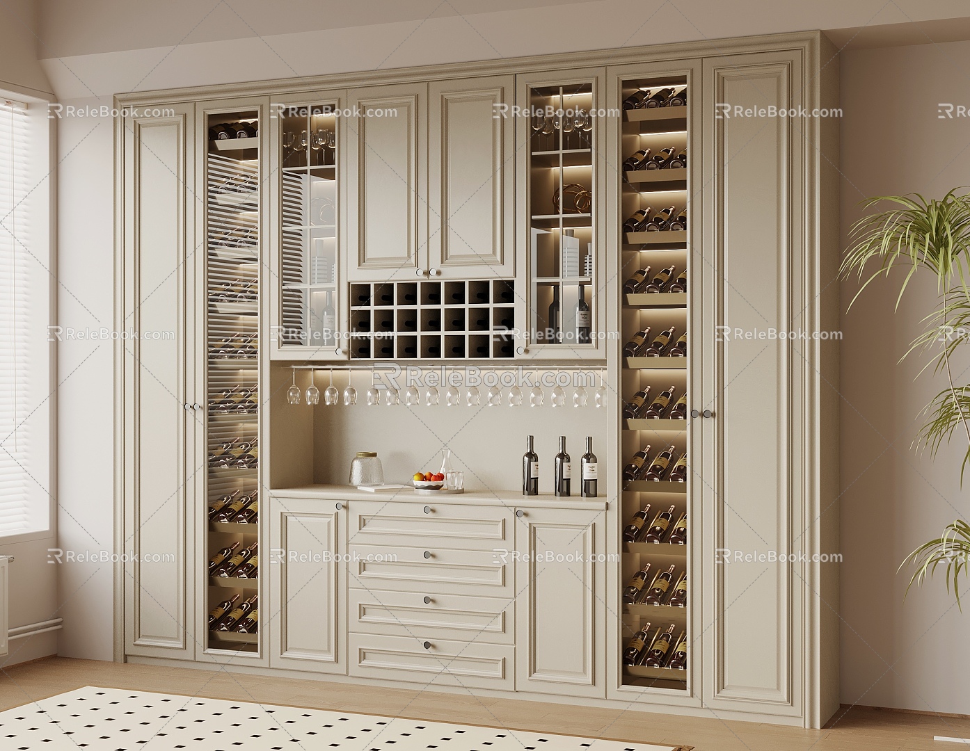 Wine Cabinet model